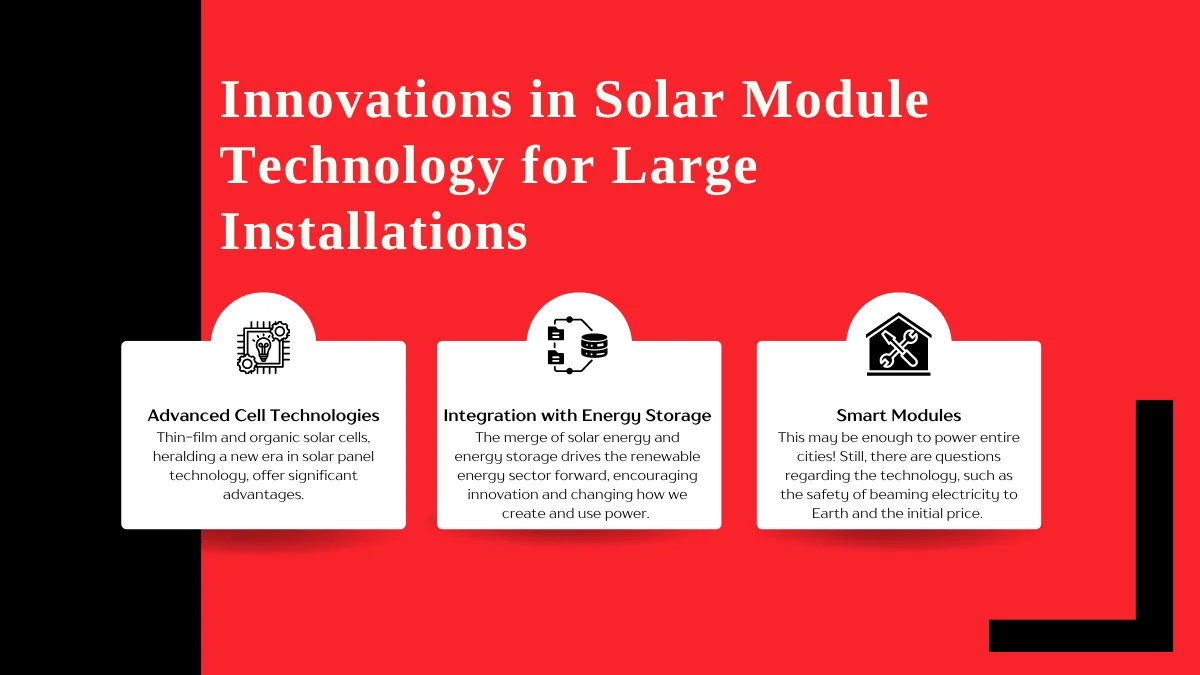 Innovations in Solar Module Technology for Large Installations