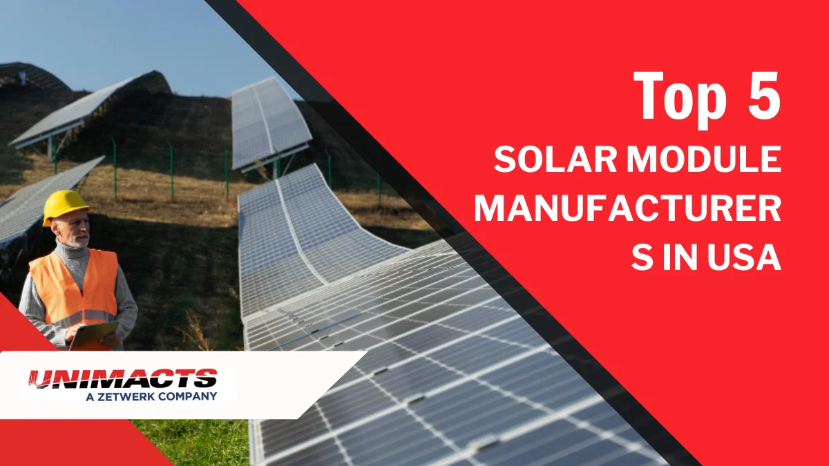 Top 5 solar module manufacturers in USA