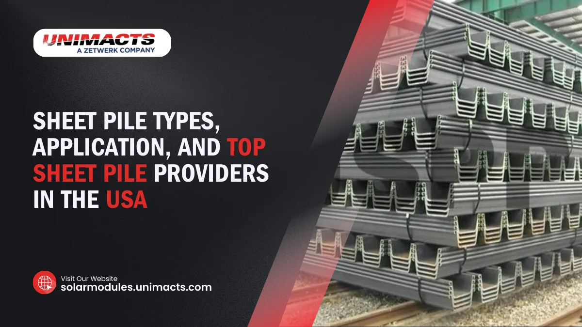 Sheet Pile Types, Application, and Top Sheet Pile Providers in the USA