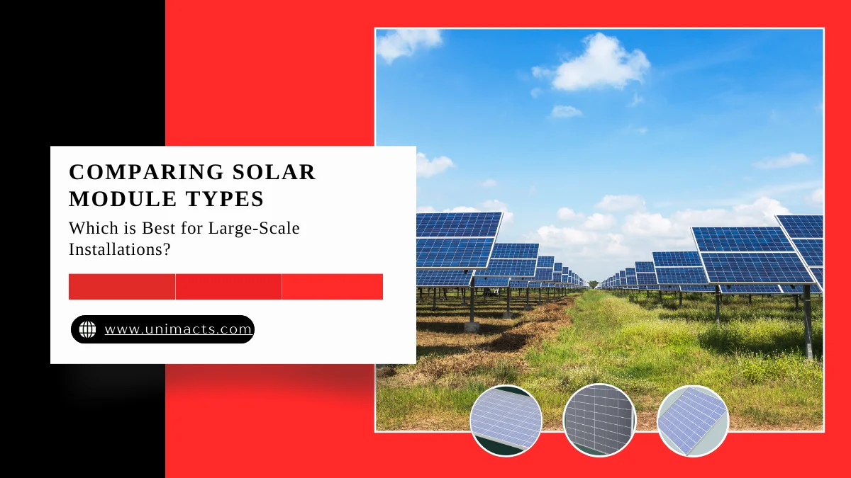 Comparing Solar Module Types: Which is Best for Large-Scale Installations?