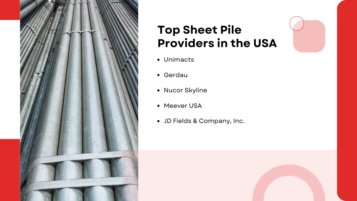 Top Sheet Pile Providers in the USA