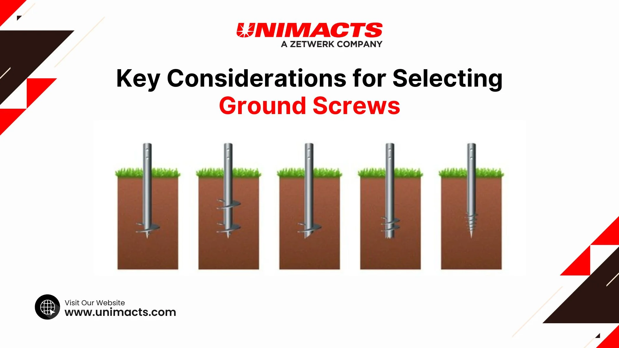 Key Considerations for Selecting Ground Screws