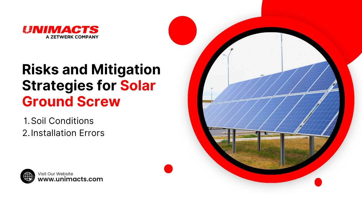 Risks and Mitigation Strategies for Solar Ground Screws